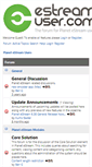 Mobile Screenshot of estreamuser.com