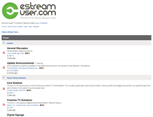 Tablet Screenshot of estreamuser.com